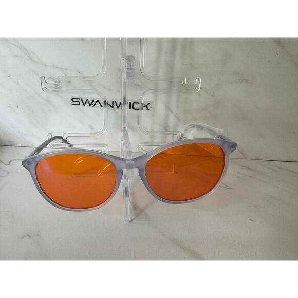 Swanwick Glasses Swannies Round Night (Blue Color) Blue Light Blocking Ref 2000 - Picture 1 of 5